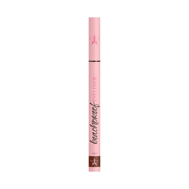 Jeffree Star Cosmetics BeachProof Eyeliner, Felt-Tip, Long-Lasting Formula, 0.019 fl oz (Orgy)