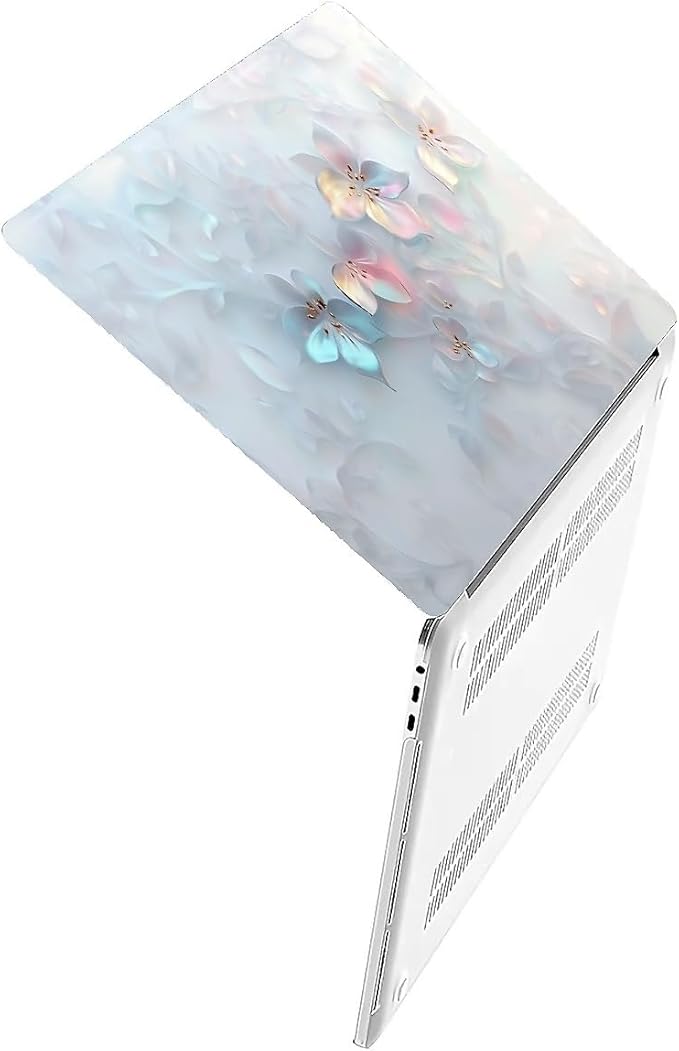 COTAIL Compatible with MacBook Air 13.3 13.6 Inch Case 2022 2021 2020 2019 Plastic Hard Shell Case Cover,13.6 Air (A2681) M2 2022, Floral