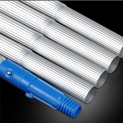 Window Cleaning Pole Water Fed Telescopic Brush Extendable Cleaner Conservatory Roof Cleaning Tools for Photovoltaic Panel Cleaning Trucks Windows Brush Head(Color : 6m/1