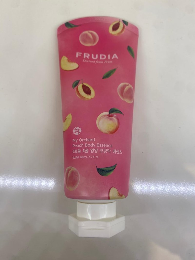 My Orchard Peach Body Essence - Daily Moisturizing Lotion with Fruit Extracts & Essential Oils | Organic Body Cream (6.76 Fl. Oz)