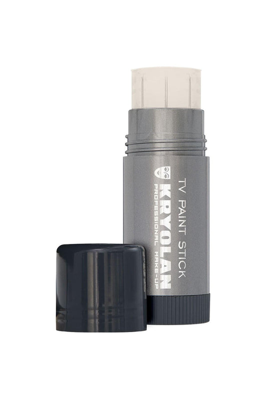 Kryolan TV Paint Stick - 00 Matte Kryolan Makeup Stick - Foundation Makeup - Makeup for TV, Theater, Stage, Acting, Face and Body, Full Coverage Cream Concealer Foundation - Made in USA (25 g)