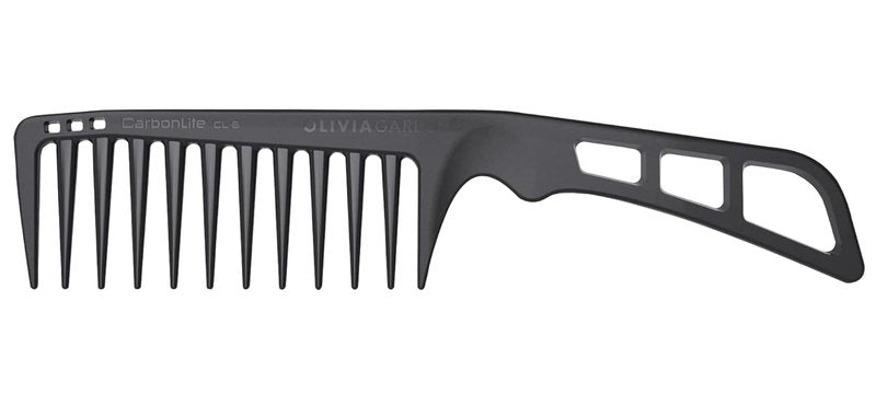Olivia Garden CarbonLite Carbon Combs - Heat Resistant Hair Combs for Men & Women | Professional Barber Accessories
