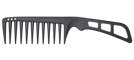 Olivia Garden CarbonLite Carbon Combs - Heat Resistant Hair Combs for Men & Women | Professional Barber Accessories
