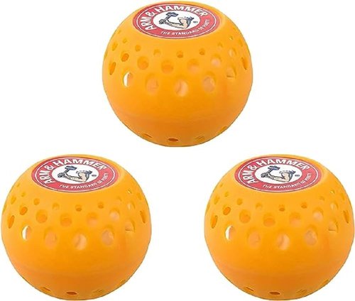 Arm & Hammer OdorBusterz® Odor Eliminator Balls - Clean Burst Baking Soda Odor Control | 3 Count for Closets & Small Spaces