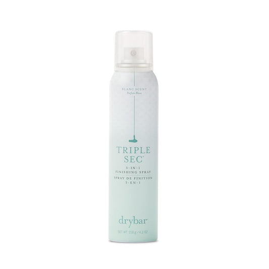 Drybar Triple Sec 3-in-1 Finishing Spray, Adds Texture, Amplifies and Refreshes Hair for Fuller Styles & Absorbs Light Oils, All Hair Types, Full Size, Blanc Scent