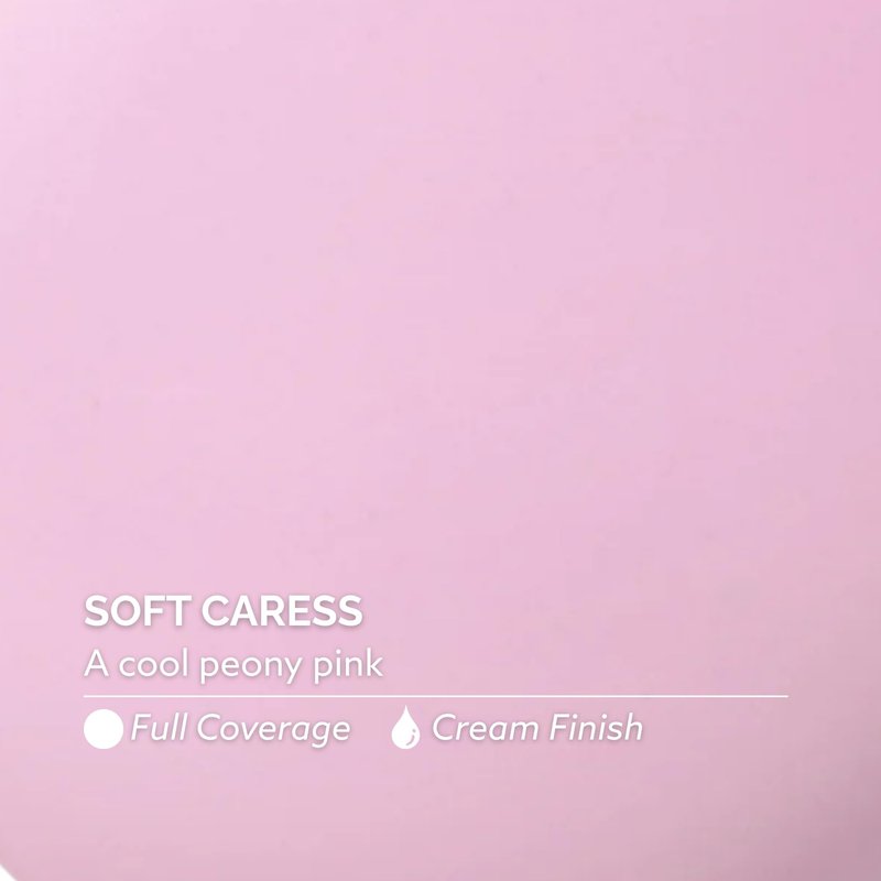 Dazzle Dry Nail Lacquer (Step 3) - Soft Caress - A cool peony pink. Full coverage cream. (0.5 fl oz)