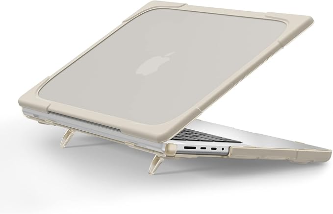 Batianda FlexStand Case for MacBook Pro 16 inch M5 M4 M3 M2 Pro Max, Khaki