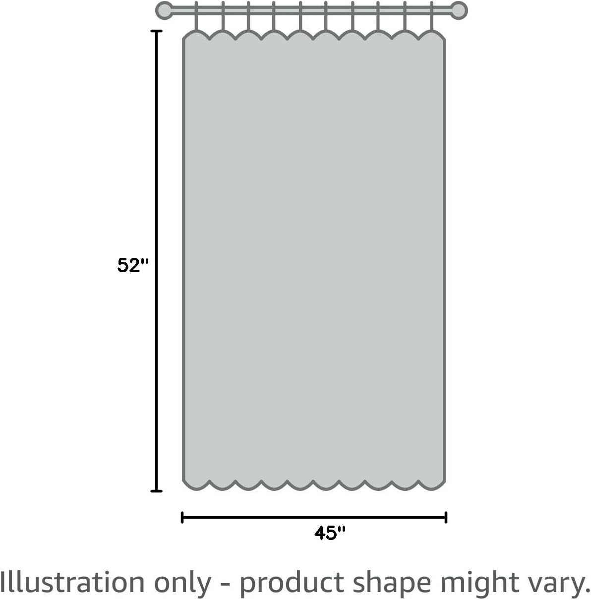 MIULEE 100% Blackout Linen Textured Curtains - Thermal Insulated Copper Brown Drapes | 52 x 45 Inch (2 Panels)