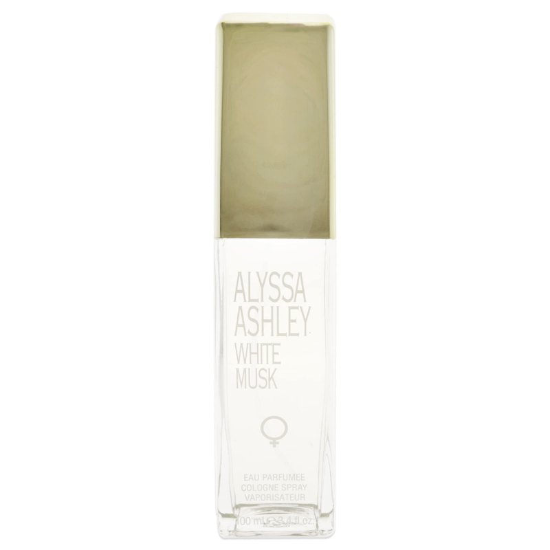 Alyssa Ashley White Musk - Luxurious Perfumes for Women with Sicilian Bergamot and Ylang Ylang - Long Lasting Women Perfume - 3.4 oz Cologne Spray