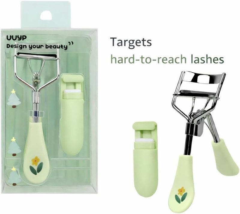 Eyelash Curler for Women - Manual Lash Curler with Wide Angle Fit | Gentle No Pinching, Portable Makeup Tool