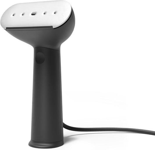 Steamery Handheld Clothes Steamer Cirrus 3 - 1200W Fast Heat-Up Garment Wrinkle Remover | Black