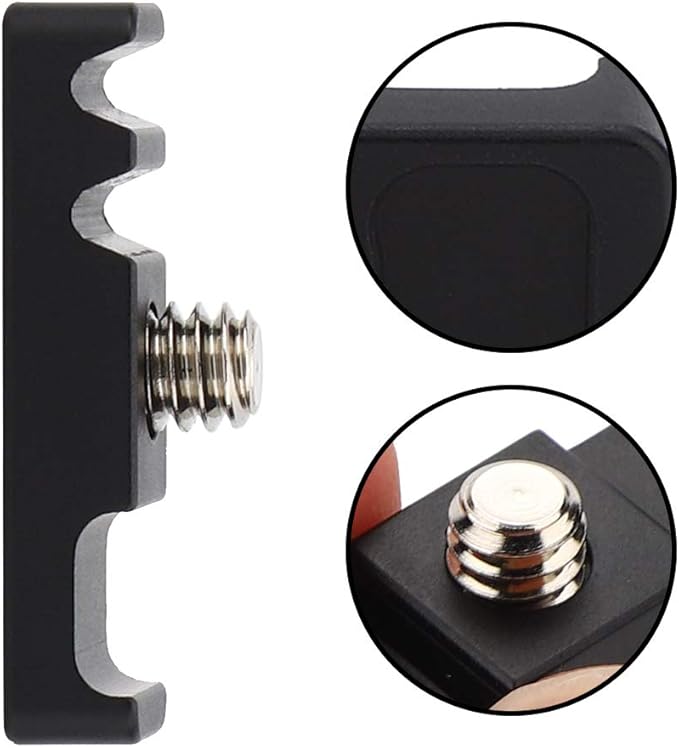 Oumij1 Camera Cage Cable Clamp - Portable Cage Fitting Wire Clip - Accessories Fixed Clip - 1/4 Inch Universal Lightweight Mounting