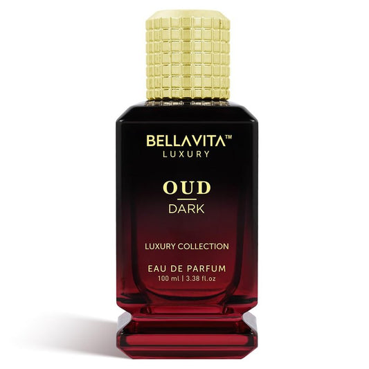 Bellavita Luxury DARK OUD Eau de Parfum | 100 ml (3.4 fl.oz.) | Perfume for Men and Women | Smokey, Grapefruit, Vetiver, and Dark wood Incense Notes | Long Lasting Unisex Fragrance