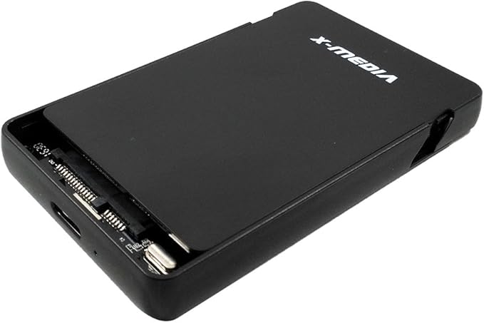X-MEDIA XM-EN2279U3 2.5-Inch Tool-Free USB 3.0 SATA Hard Disk Drive HDD External Enclosure Case for 7mm / 9.5mm 2.5-Inch SATA HDD and SSD