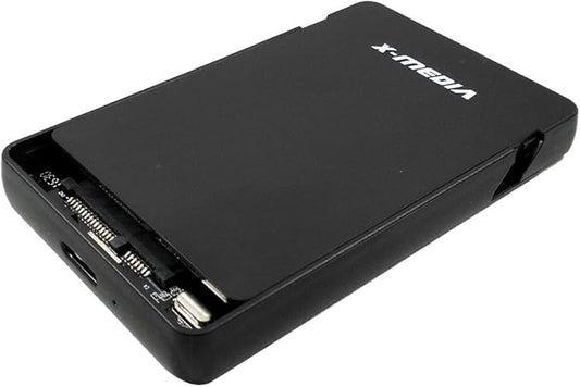 X-MEDIA XM-EN2279U3 2.5-Inch Tool-Free USB 3.0 SATA Hard Disk Drive HDD External Enclosure Case for 7mm / 9.5mm 2.5-Inch SATA HDD and SSD