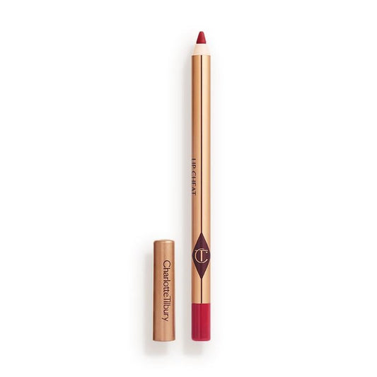 Charlotte Tilbury Lip Cheat Lip Liner Pencil - Gives Lips a Fuller-Looking, Defined Pout - Enriched with Jojoba Oil & Hyaluronic Acid - Waterproof, Smudge-Proof & Transfer-Proof - Red Carpet Red