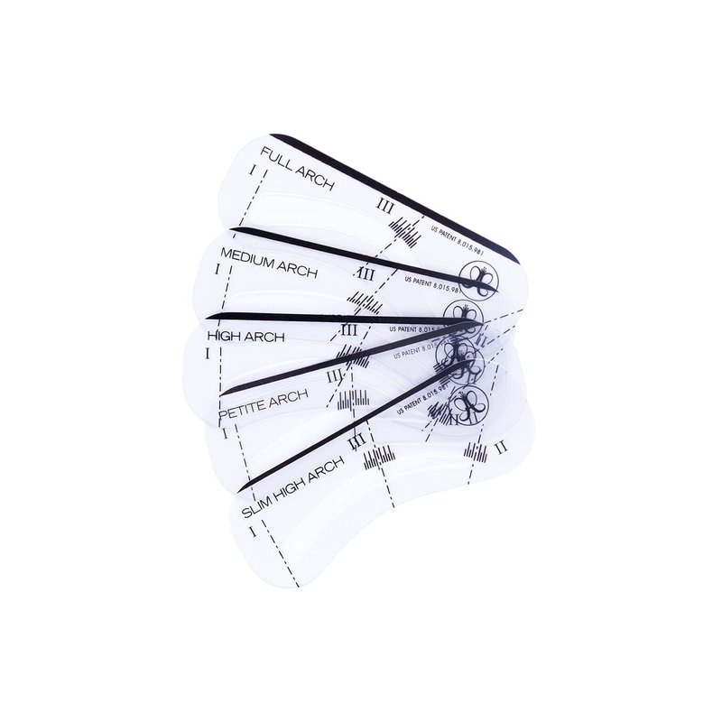Anastasia Beverly Hills Patented Brow Stencils - Essential Shaping Tools for Precise Filling, Outlining, and Balanced Brow Proportion