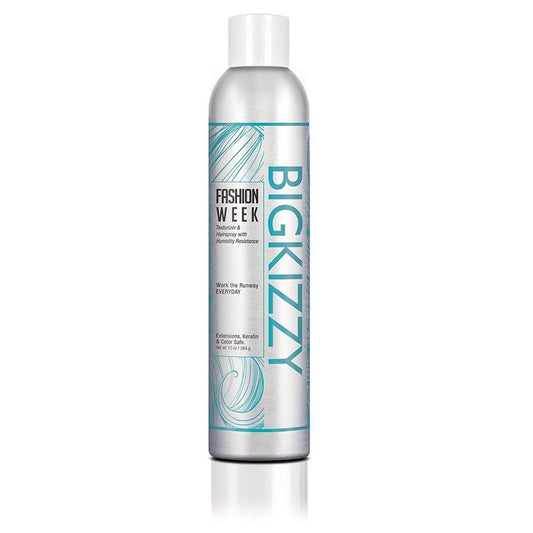 Big Kizzy Fashion Week Hairspray & Texture Spray - Medium Hold Setting Spray for All Day + All Hair Types - Anti-humidity & Volumizing Root Lift Aerosol, 10oz