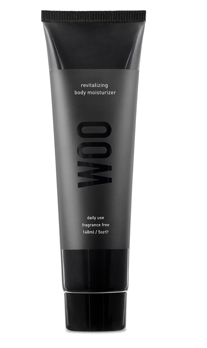 WOO SKIN Revitalizing Body Moisturizer - Lightweight Fragrance-Free Hydration for Dry, Sensitive and Tattooed Skin with Ceramides, Green Tea Extract and Vitamin E