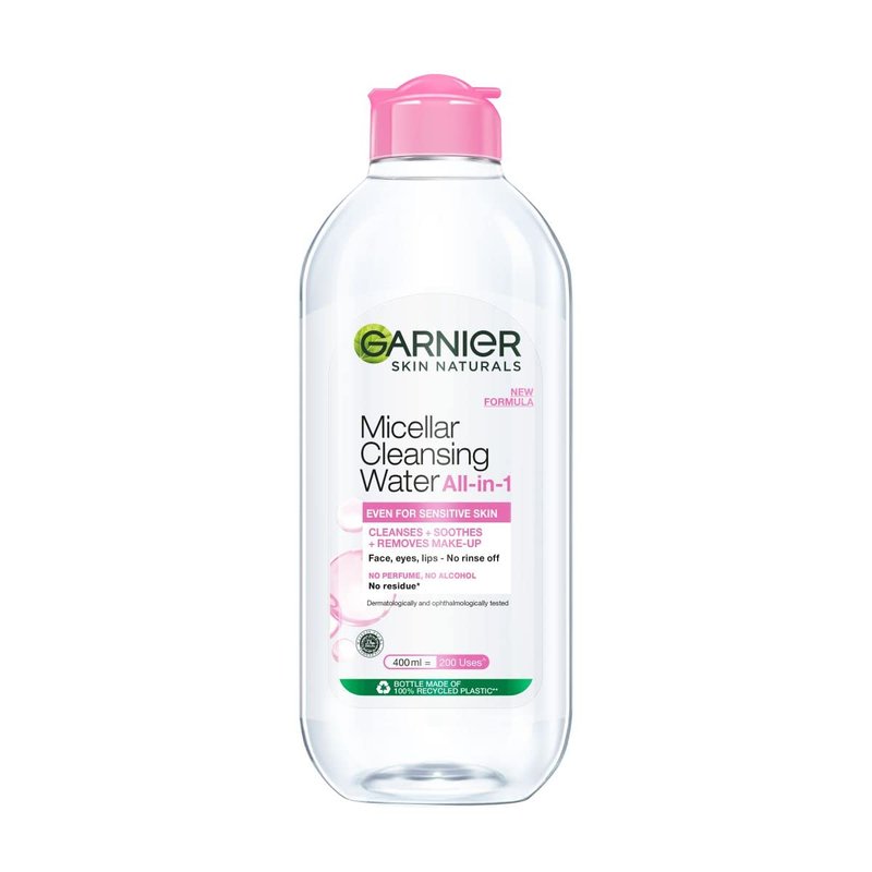 Micellar Cleansing Water by Garnier Skin Naturals | Gentle Makeup Remover, 400ml
