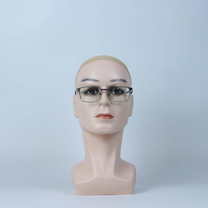 KIMUIMA Male Mannequin Head - Beige Tone, Intricate Facial Features for Wigs Holder, Photography Props, Retail Store Decor, Salon Styling Aid，Beauty Schools, Salon Training Tool