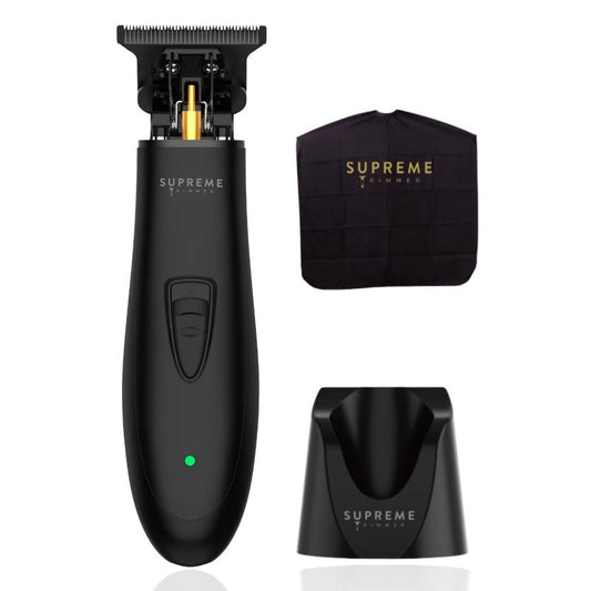 Supreme Trimmer Professional T Shaper | Cordless Hair & Beard Liner for Men | Low Noise, Precision Edger Clippers | Ideal for Sensitive Skin, Kids & Elderly | Barber & Home Use