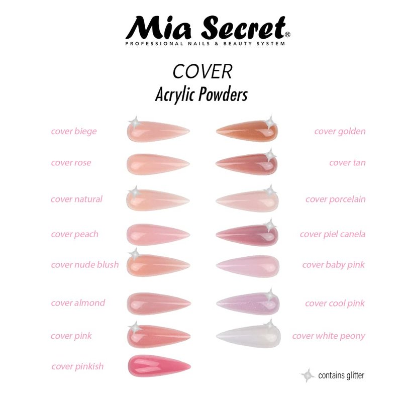 Mia Secret Pinkish Acrylic Powder - Professional Nail Art | 4oz Size