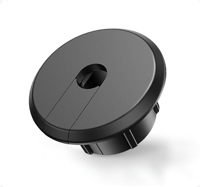 Sactulaz Wall Bushing Grommet for Starlink Dishy Router Ethernet adapter Cable, Starlink Cable Routing Kit Feed-Through for 1 inch Wall Hole and Furnitures Wire Hole (Black, 1 Pack)