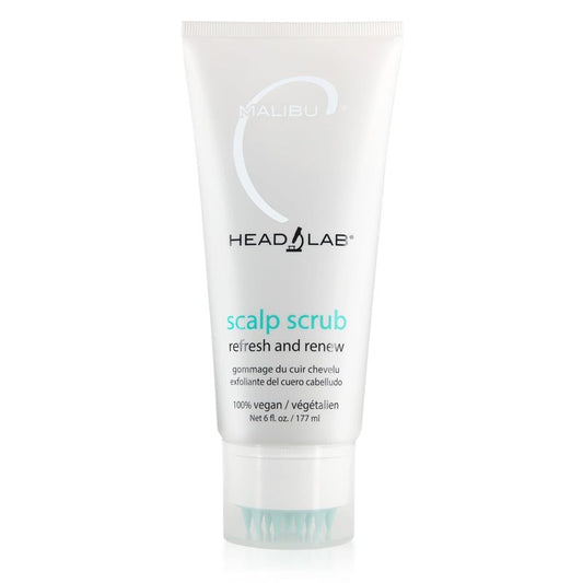 Malibu C Scalp Scrub - Gentle Exfoliating Hair Treatment with Activated Charcoal & Jojoba Esters | 6 oz Vegan Formula
