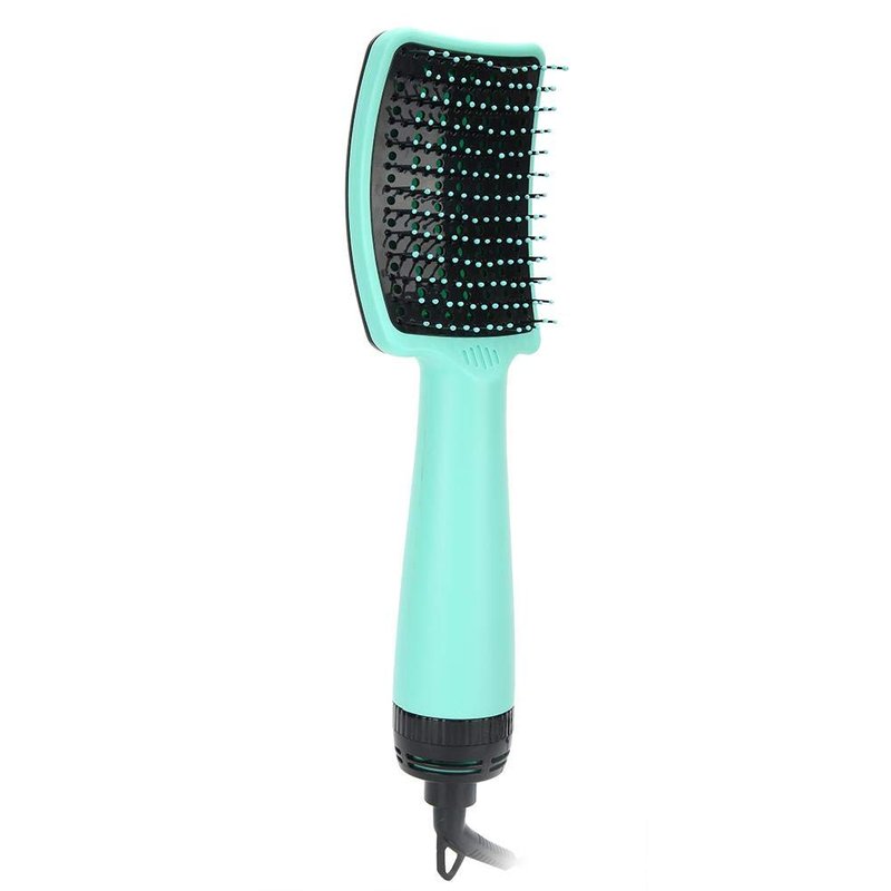 Hair Dryer Comb Home Hair Dryer Comb Hair Dryer Hot Air Brush Styling Hair Dryer Brush Hair Dryer And Styler, Three Gear Adjustment, Home Salon Use，Green [US]
