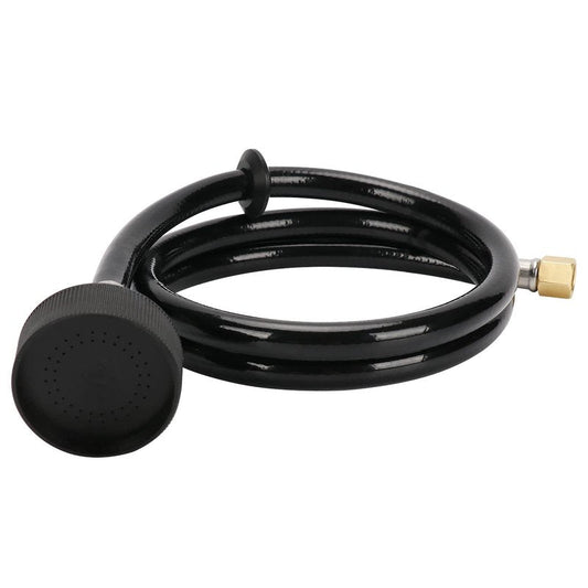 LukLoy UPC Certified Salon Shampoo Bowl Sprayer Head with Black Rubber Hose, Professional Salon Sink Replacement Part for Salon Barber Shop Spa, 1/4" Thread