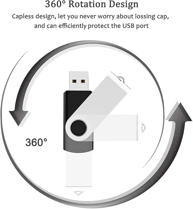 Maspen 20 Pack 16GB USB Flash Drive 2.0 Bulk USB Thumb Drives Memory Stick Jump Drive Zip Drives (16GB, 20 Pack)