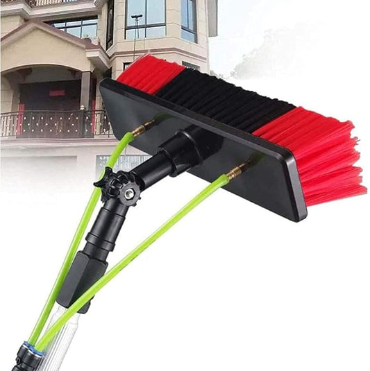 Photovoltaic Panel Cleaning, Window Clean, 3-12M Water Fed Telesbrush, Extendable Cleaner Conservatory Roof Cleaning Tools Pole/7M Rod/30Cm Brush Head