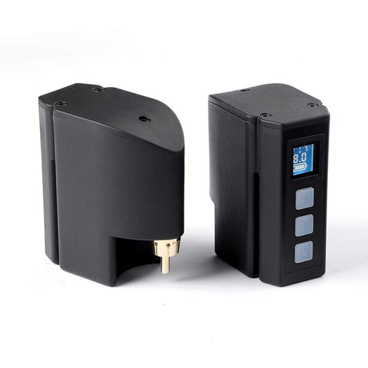 Mini Tattoo Battery - Rechargeable USB Power Supply with Digital Display | RCA Connector P198-RCA
