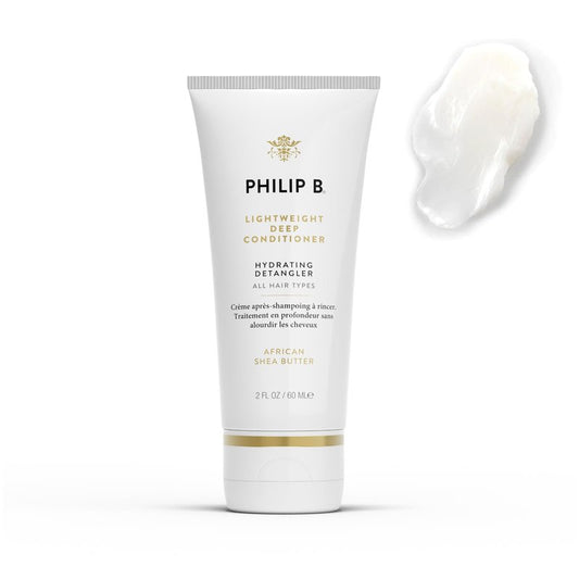 PHILIP B Lightweight Deep Conditioner, 2 fl. oz. (60 ml) - Hydrating Detangler, Adds Moisture, Shine and Smoothness, For All Hair Types