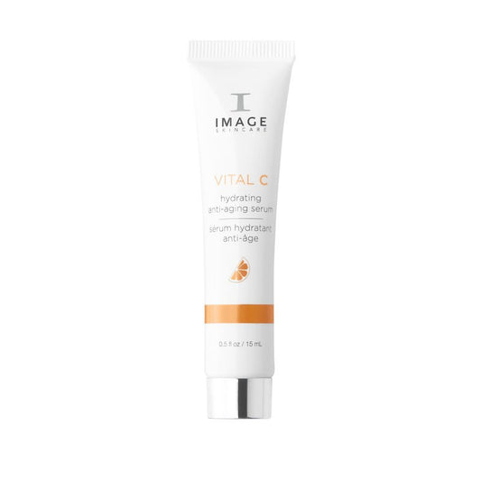 IMAGE Skincare, VITAL C Hydrating Anti-Aging Serum, with Potent Vitamin C to Brighten, Tone and Smooth Appearance of Wrinkles, Sample Size 0.5 fl oz