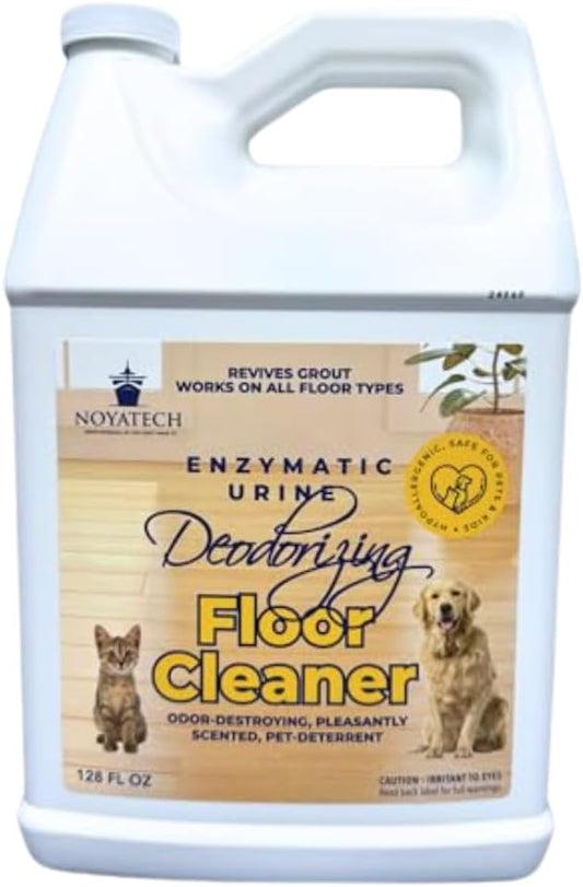 Pet Floor Cleaner â Enzyme-Powered Degreaser for Urine, Odor & Grime | Safe for Tile, Vinyl, Grout & Hardwood | Residue-Free & Pet Safe