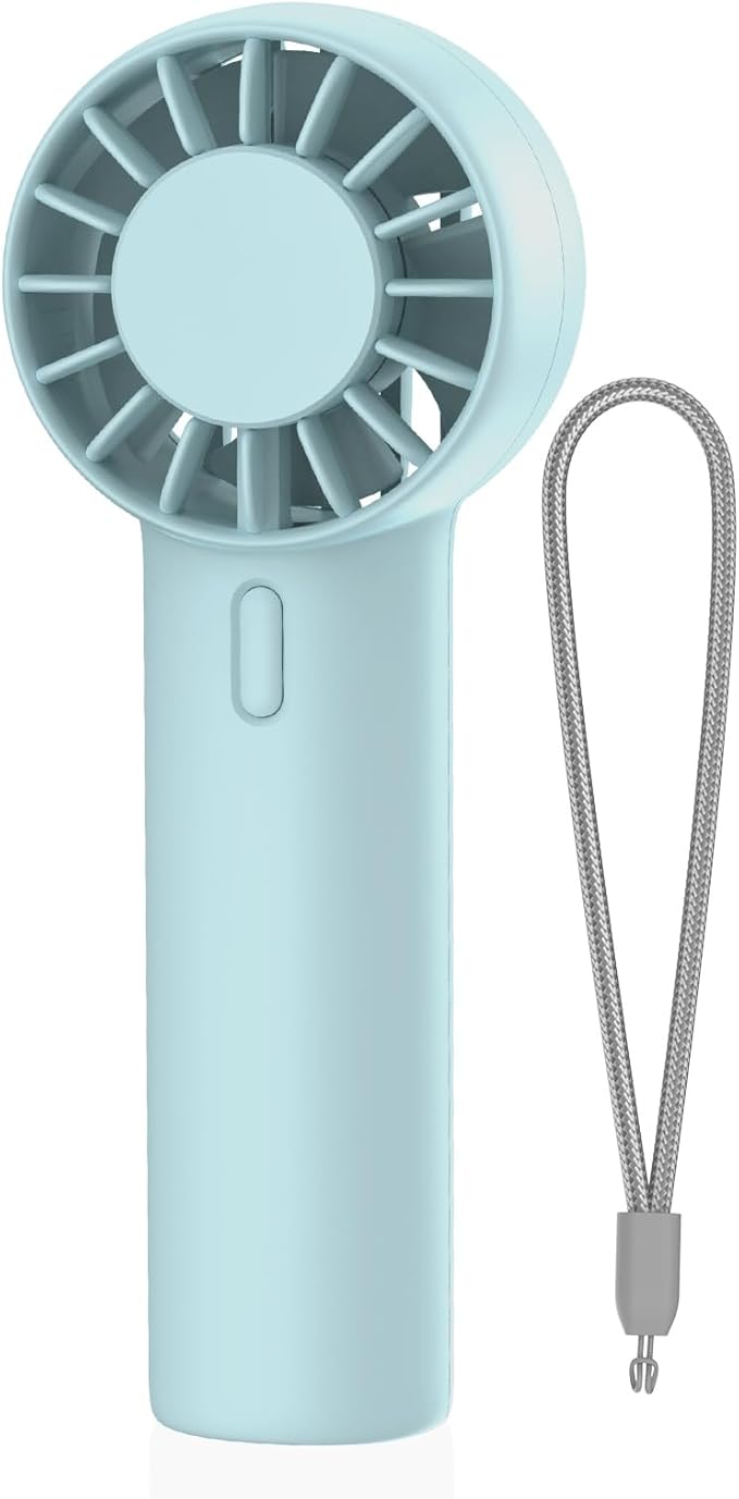 Mizong Mini Fan Portable Fan USB Rechargeable Handheld Fan with 3 Speed Wind Pocket Personal Cooling Fan for Desktop Travel Outdoor Vacation Concert Makeup Use