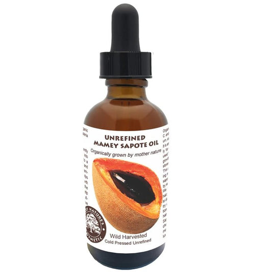 Best Nature's Cosmetics Mamey Sapote Oil Organic - revitalize dry skin and hair with deep moisture and frizz control. For curly, wavy hairs. 4 fl oz / 120ml