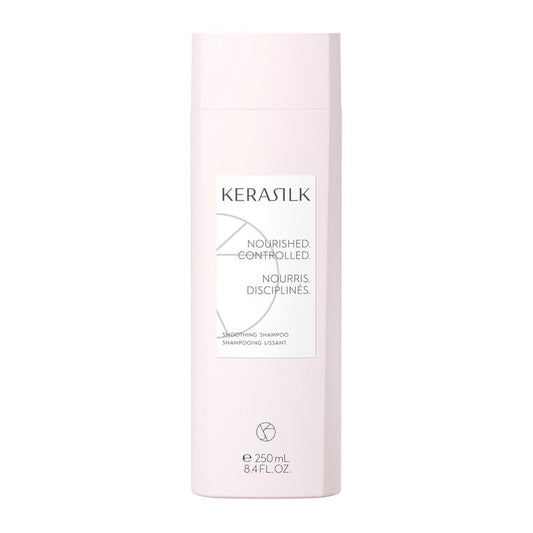 KERASILK Smoothing Shampoo |Intensively Nourishes | Tames Frizz & Smooths Strands | For Coarse, Frizzy, Unruly Hair | Improves Manageability for All Hair Types & Textures | 250ml