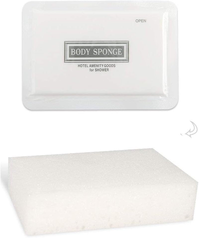 Shea Butter Soap with Honey & Lingonberry - 4 Bars + 2 Disposable Shower Sponges