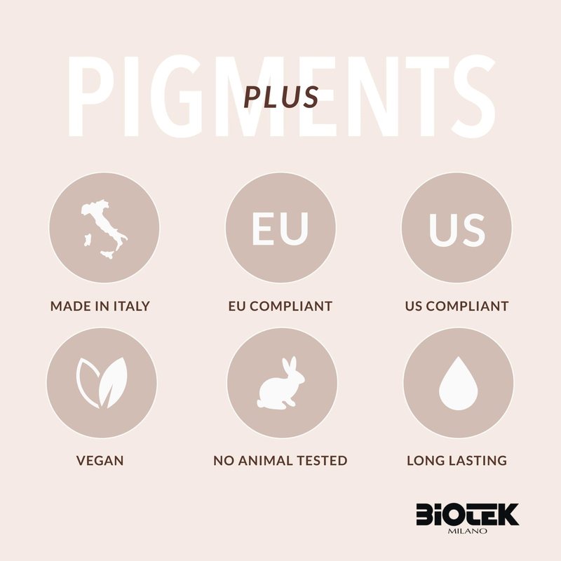 Biotek Lip Pigment for Permanent Makeup - Light Brown Color for Lip - Made in Italy - Romantic 0,61 fl.oz.