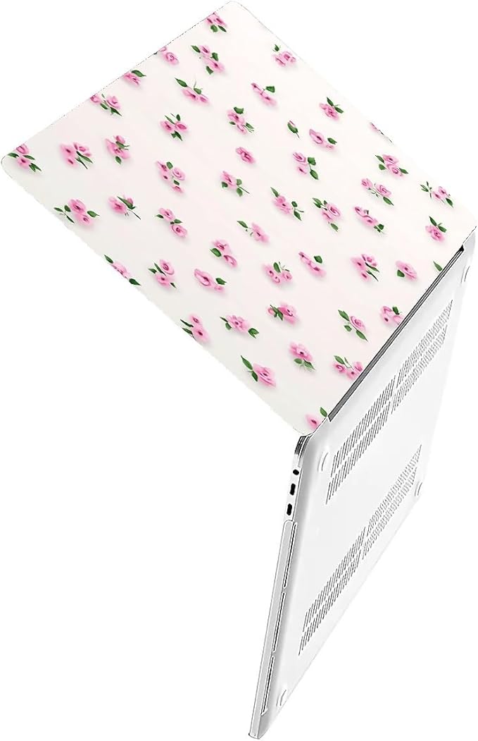 COTAIL Compatible with MacBook Air 13.3 13.6 Inch Case 2022 2021 2020 2019 Plastic Hard Shell Case Cover,13.3 Pro(A1706/A1708/A1989/A2159/A2289/A2338), Pink Rose