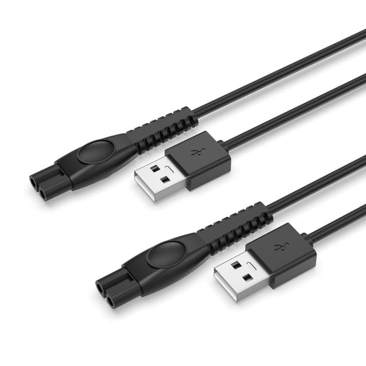 Superer 5V USB Charger Cord Fit for Philips Norelco One Blade 360 Newer Model QP2724 QP2834 QP1924 QP4631 QP6542 QP4530, MG7910 MG5910 MG9510 MG9525, X3001 S3341 X3052, for Phillips Power Shaver Cable
