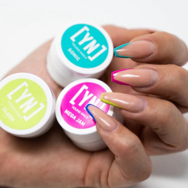 Young Nails Mission Control Gel Paint for Nail Art - Professional Precision Liner & Design Polish, UV/LED Cure, Rich Pigment & Shine, Nail Art Gel Liner for Detailed Designs, Gel Pot, Cloudette, 5g