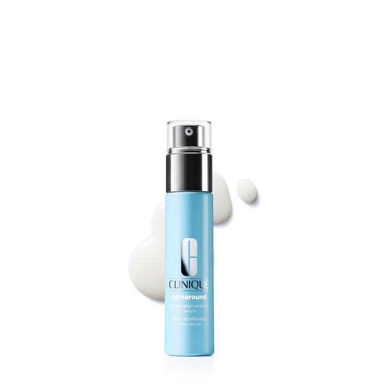 Clinique Turnaround Accelerated Renewal Face Serum | Exfoliating + Smoothing, 1 Fl Oz