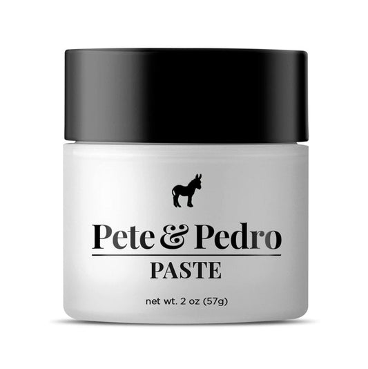 Pete & Pedro HAIR PASTE – Men’s Hair Paste with Medium Hold & Shine | Semi Matte Finish Texturizing Styling Cream For Men, Great For Mid Length & Longer Cuts | As Seen on Shark Tank, 2 oz.