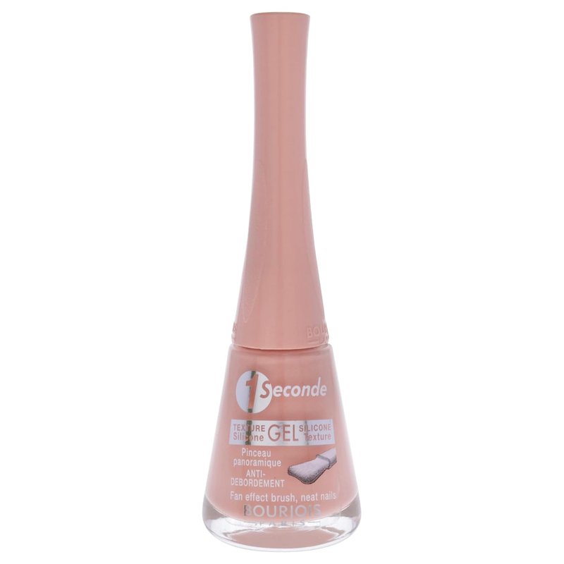 Bourjois 1 Seconde Nail Polish - #52 Jamais Saumon | Quick-Dry Formula, 0.3 oz