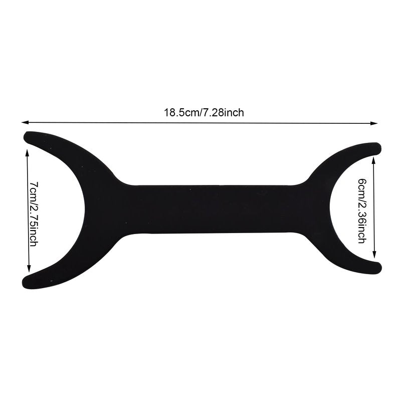 Angzhili 2 pcs Silicone Dental Orthodontic Photography Contraster,Bendable Intraoral Photography Background Board,Black Background Board Contraster (C1+C2)