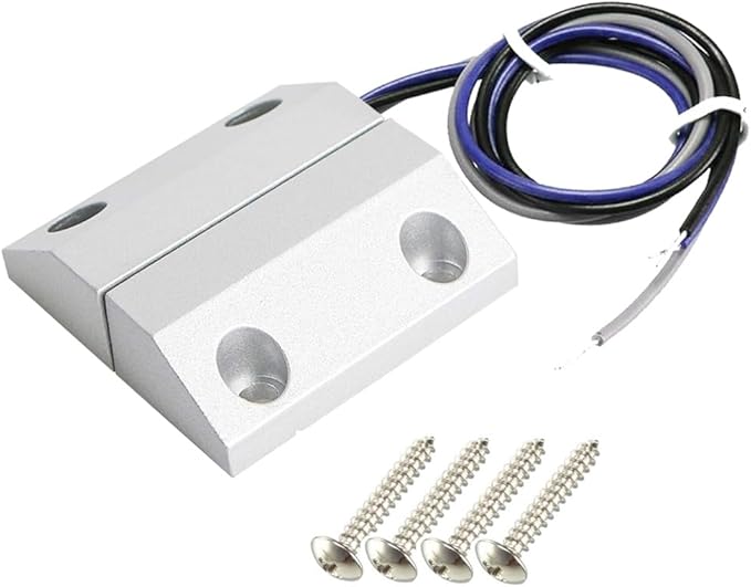 Gebildet Rolling Door Contact Magnetic Reed Switch Alarm with 3 Wires for N.O./N.C. Applications MC-56